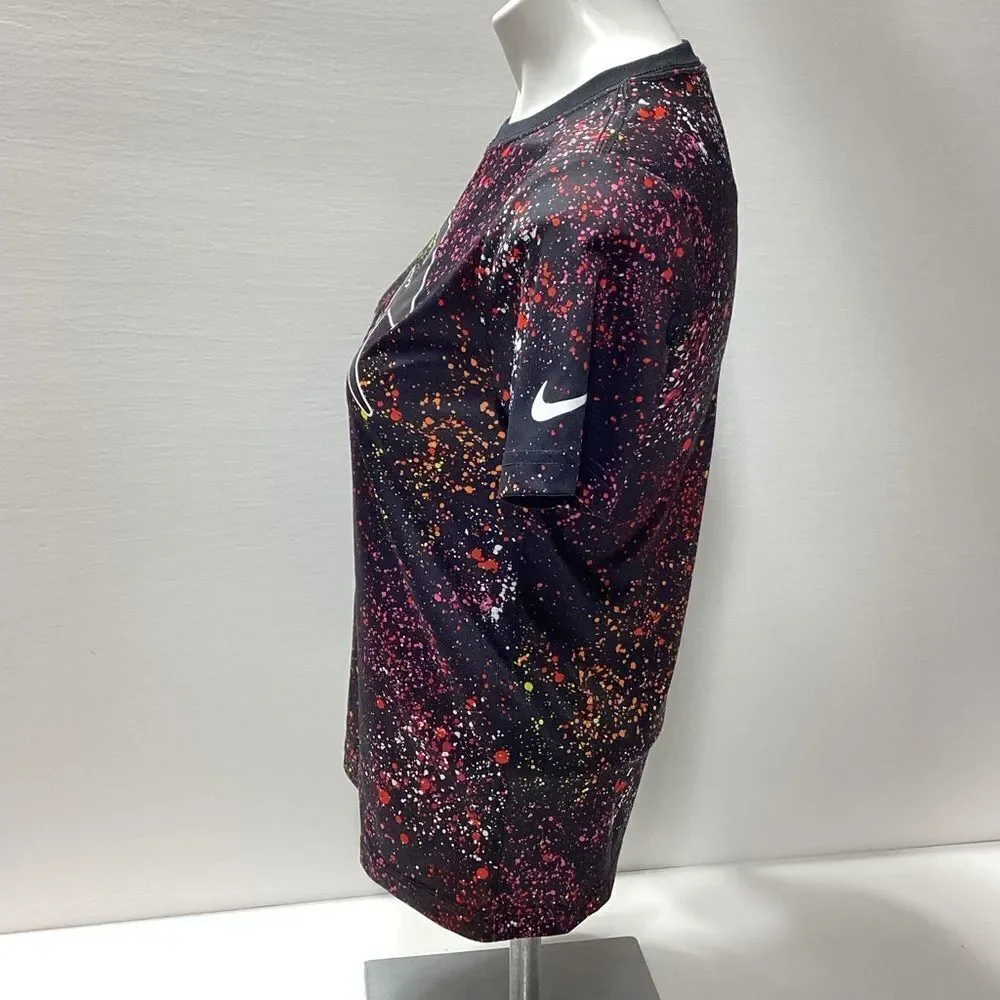 Nike Sports Shirt Medium Youth Ages 10-12 Nike Running Shirt Black  speckled